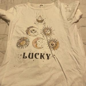 girls planet/astrology shirt size xL